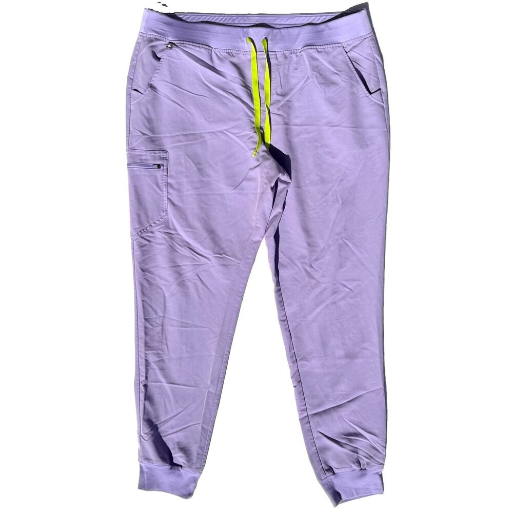 Figs Zamora Jogger Scrub Pants Womens XXL Tall Lavender Dew Purple